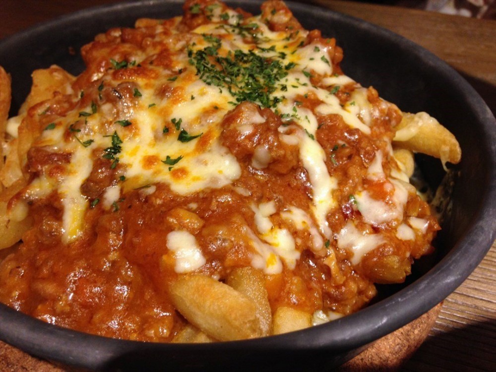 芝士辣肉醬焗薯蓉